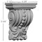 Ekena Millwork 4 3/8"W x 2 1/2"D x 5 5/8"H Palmetto Beaded Corbel COR04X02X05PA - alternate 3